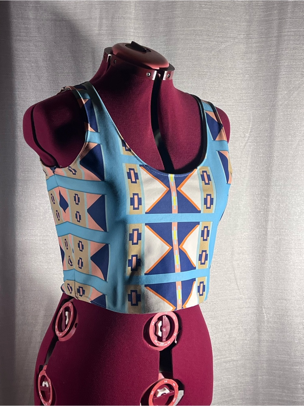 Choke Cherry Creek Cropped Tank Top